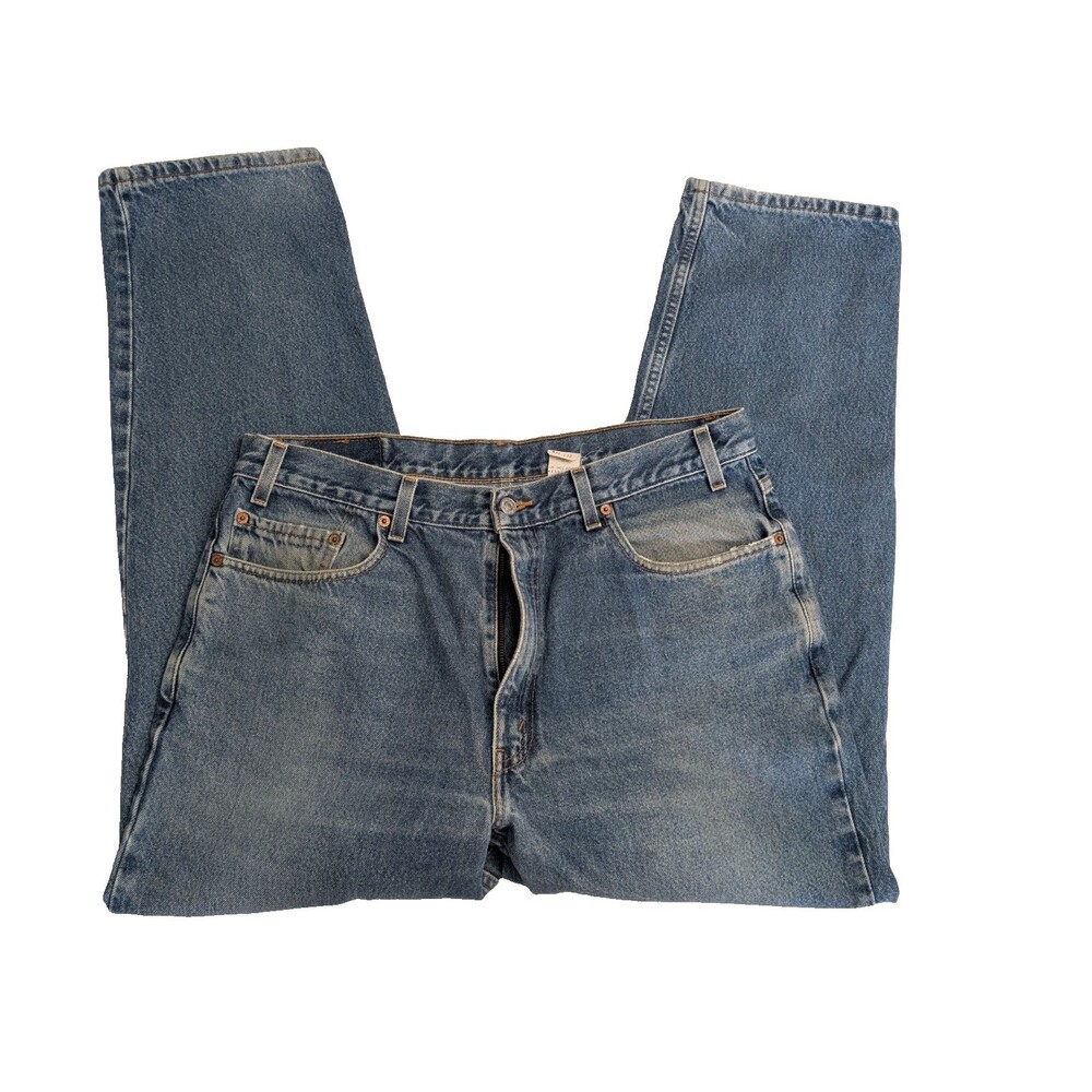 Men's Levi's 550 Relaxed Fit Jeans W38 L30 Blue Denim Good Condition